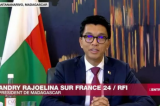 A. Rajoelina sur France 24 : 