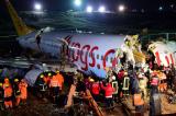 Un avion turc se brise en trois à l'atterrissage à Istanbul : trois morts et 179 blessés 