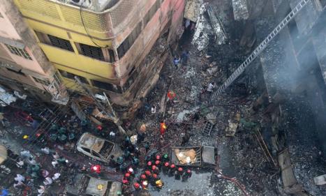 Infos congo - Actualités Congo - Dacca, Bangladesh-Bangladesh : un incendie fait au moins 70 morts à Dacca, la capitale