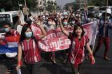 Birmanie: des milliers de manifestants à Rangoun contre le coup d'État militaire
