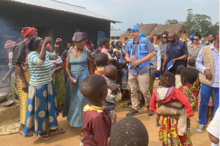 Ituri : Bruno Lemarquis salue le retour d’environ 900 000 déplacés à Irumu et Mambasa