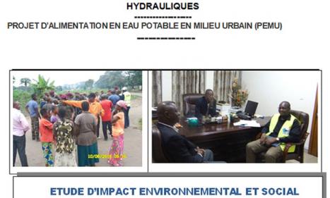 Infos congo - Actualités Congo - Kinshasa-EIES du Projet de Construction d’une Station de Captage d’Eau brute sur le Fleuve Congo et...