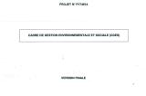 Page de garde du Cadre de Gestion Environnementale et Sociale (CGES) du Projet de Facilitation du Commerce et Intégration dans la Région des Grands Lacs (PFCIGL)