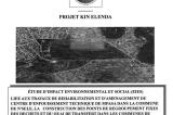 Page de garde de Rapport final de l'EIES liée aux travaux de réhabilitation et d'aménagement du centre d'enfouissement technique de Mpasa dans la commune de N'sele