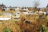 Kinshasa : des tombes emportées au cimetière de Benseke à Mont-Ngafula
