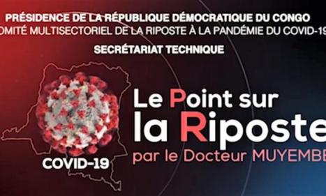 Infos congo - Actualités Congo - -Bulletin épidémiologique du covid-19 : 149 nouveaux cas confirmés, dont 131 à Kinshasa et 18...