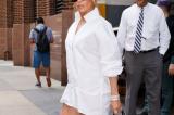 Jennifer Lopez attire tous les regards avec ses cuissardes en jean !