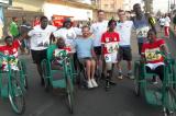 Goma: des athlètes à mobilité réduite participent au Marathon « Ekiden » du Festival Amani