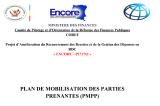 Version mise à jour du Plan de Mobilisation des Parties Prenantes (PMPP)