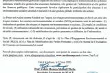 Communiqué de Presse : Projet d'Equité et de Renforcement du Système Éducatif  (PERSE)