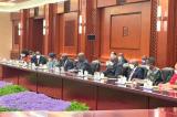 Félix Tshisekedi en séance de travail avec le speaker de l’assemblée nationale Chinoise Zhao Leji !