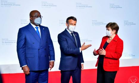 Infos congo - Actualités Congo - -Financement des économies africaines: E Macron et F Tshisekedi ouvrent le Sommet de Paris