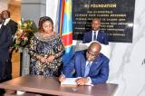 Le Président de la République inaugure une clinique sociale à la HJ Fondation à  Kinshasa