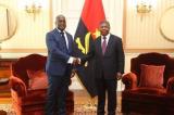 Crise politique entre FCC-CACH: à Luanda, Felix Tshisekedi sollicite l’appui diplomatique et politique de João Lourenço