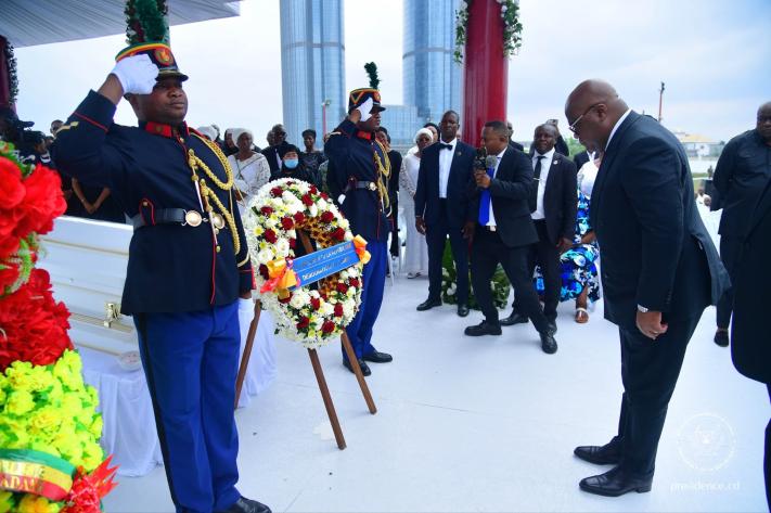 Félix Antoine Tshisekedi à Brazzaville pour une visite de compassion à la famille présidentielle
