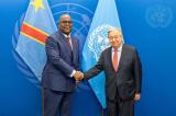 Paix et consolidation de l’État : la RDC de nouveau éligible au Fonds des Nations Unies grâce au plaidoyer du Président Tshisekedi 