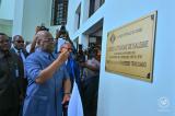 Tanganyika : le chef de l'Etat Félix Tshisekedi a inauguré le bâtiment administratif de l’agence autonome de la BCC