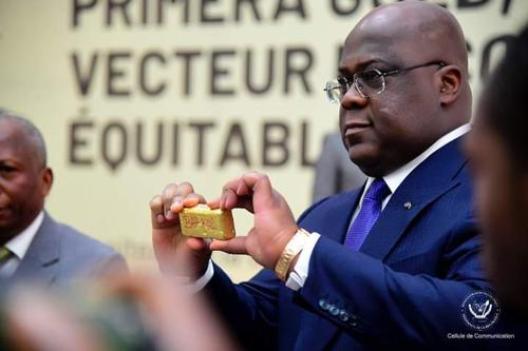 Or : le président Félix Tshisekedi veut connecter les comptoirs à la BCC pour freiner la contrebande