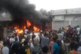 Incendie à Sakombi/ Ngaliema : plus de 5 maisons commerciales brûlées