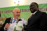 Gianni Infantino en visite au Soudan du Sud