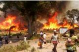 Ituri : des habitations incendiées par les miliciens de la FRPI à Ndugu 