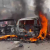 Infos congo - Actualités Congo - -Makala : un motard abattu sur la route Elengesa par un garde du corps des FARDC, la population incendie une jeep