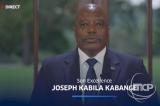 Joseph Kabila appelle à un sursaut patriotique et propose 12 points pour sauver le pays