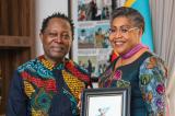 Judith Suminwa reçoit Lokua Kanza et le rassure de son soutien pour la promotion des projets culturels