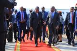 Faustin-Archange Touadéra, président de la Centrafrique est à Kinshasa