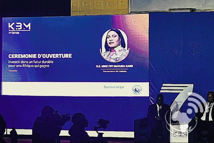 KBM 2026 - Fifi Masuka Saini invite les investisseurs à soutenir la transformation du Lualaba