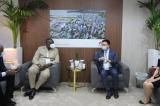 Dubaï: le ministre Kibassa a échangé avec le président régional Afrique de HUAWEI 