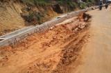 Kinshasa : les pluies torrentielles entravent les travaux de réhabilitation de la route Kimwenza