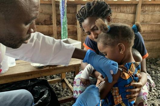 Kisangani : plus de 130.000 enfants de 6 mois à 10 ans attendus pour la vaccination contre la rougeole à Makiso