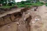 Kolwezi : des avenues coupées par les érosions
