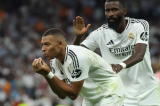 C1: le Real Madrid vient à bout de Stuttgart, Mbappé buteur pour sa première