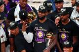 Les Los Angeles Lakers de LeBron James champions, la mémoire de Kobe Bryant honorée