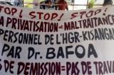 Kisangani: l'hôpital de référence Makiso en grève et bloqué