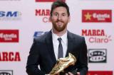 UEFA: l’Argentin Lionel Messi remporte son quatrième Soulier d’Or européen