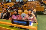 80ᵉ Assemblée générale de l'ONU : À New York, la ministre Micheline Ombae réaffirme l’engagement de la RDC pour les droits des femmes