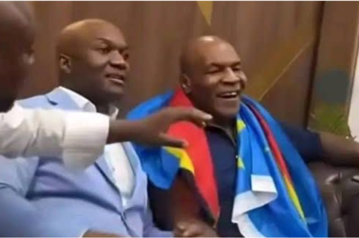 Mike Tyson est à Kinshasa pour célébrer les 50 ans du « Rumble in the Jungle »