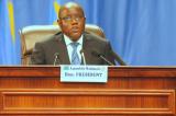Rentrée parlementaire : Minaku vante Kabila et présente Shadary