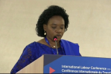 L’agression que connaît la RDC empêche d’aspirer à un travail décent, selon Claudine Ndusi