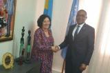Sud-Kivu : Tête-à-tête entre le gouverneur du Sud-Kivu Théo Kasi Nguabidje et Leila zerrougui