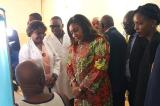 Santé : la Première Dame a visité Mabanga Centre médical mixte et d’anemie SS à Kinshasa