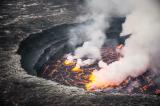 Volcan Nyiragongo : Réapparition de la lave dans le cratère
