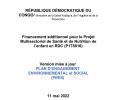 Infos congo - Actualités Congo - -Plan d'engagement environnemental et social (Version mise à jour) du projet PMNS