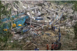 Éboulement d'un centre de tri  de déchets au phillipines
