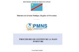  Procédures de Gestion de la Main d'Œuvre (PGMO) dans le cadre du Projet multisectoriel de nutrition et de santé (PMNS)