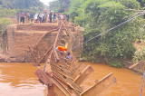 Kwilu : le pont Kabangu en fin de construction s’est effondré à nouveau