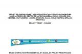 EIES du Projet PRISE Phase II dans la Province de Kasaï (Construction des Centres de Santé)
